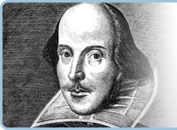William Shakespeare, famous playwright and poet born in Stratford upon Avon