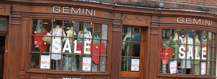 Gemini Cloths Shop, Stratford upon Avon